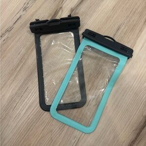 Waterproof Phone Pouch - Black and Blue